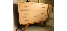 Commode vintage pieds compas