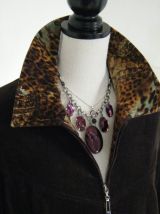 Veste velours Fred Sabatier taille 46 48 Vintage