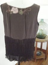Ensemble en soie Laura Ashley  42-44 Vintage