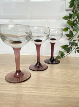 Set de 3 verres à pied 