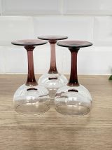 Set de 3 verres à pied 