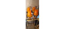 lot de 3Tulipes Art Deco en Pate De verre pour lampe lustre