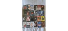 Lot 24 anciennes  K7 AUDIO  pop rock varietes
