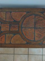Table basse ovale 