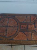 Table basse ovale 