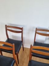 Set 4 chaises scandinaves 