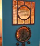 Radio vintage upcyclée en lampe d'ambiance