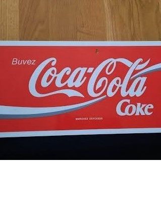 tableau ardoise publicitaire Coca  Cola vintage  décoration/