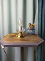 Lampe à poser cristal de Bohême