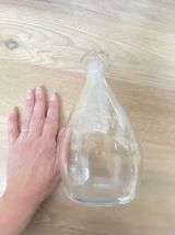 Carafe en verre gravé 