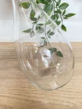 Carafe en verre gravé 