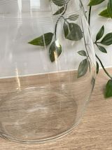 Carafe en verre gravé 