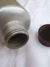bouteille vintage  en aluminium 