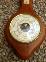 baromètre, thermomètreen bois , vintage