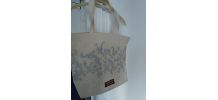 sac a main en toile grand cabas panier plage weekend XL