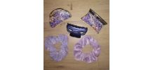 Lot barrettes et chouchous rose girly babydoll kawaii femme 