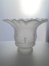 Tulipe en verre satiné