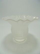 Tulipe en verre satiné