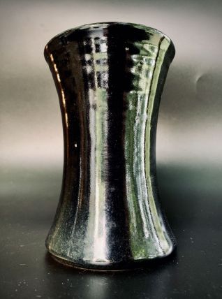 Vase vintage noir 