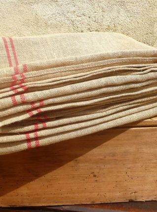 lot de 5 Torchons Lin , vintage