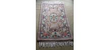 Tapis chinois crown deluxe carpet en laine 1980'