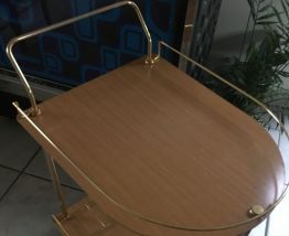 Desserte métal et formica