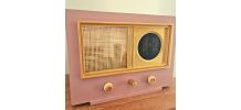 Radio vintage upcyclée en lampe d'ambiance