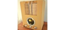 Radio vintage upcyclée en lampe d'ambiance