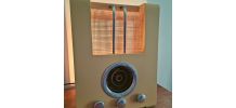 Radio vintage upcyclée en lampe d'ambiance