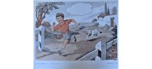 Affiche scolaire  le language spontané 1-2 1973 éditions mdi