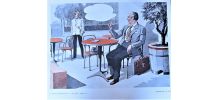 Affiche scolaire le language spontané 5-6 1973 éditions mdi