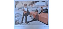 Affiche scolaire le language spontané 7-8 1973 éditions mdi
