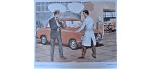 Affiche scolaire le language spontané 11-12 1973 édition mdi