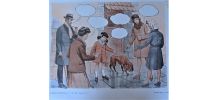 Affiche scolaire le language spontané 13-14 1973 édition mdi