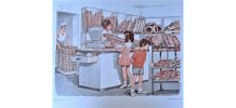 Affiche scolaire Série IM 1  13c-14c éditions MDI1973