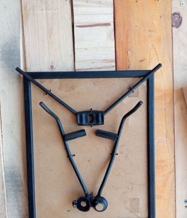 Cadre Vachette/taureau pièces de vélo design, déco industrie