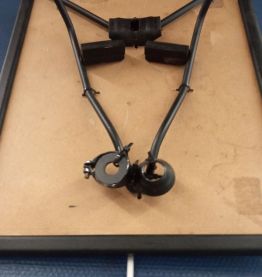 Cadre Vachette/taureau pièces de vélo design, déco industrie
