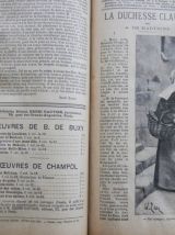 livre ancien Veillées des chaumières1895-1896