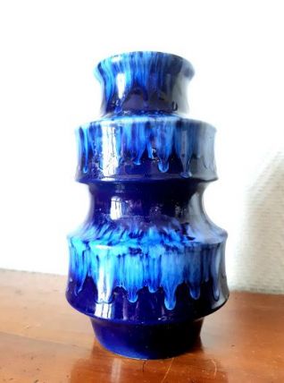 Vase pagode Scheurich en céramique, 1970 