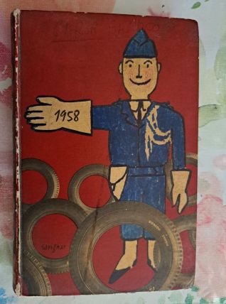 ANCIEN Agenda DUNLOP de 1958 