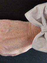 Bracelet cuir noeud papillon