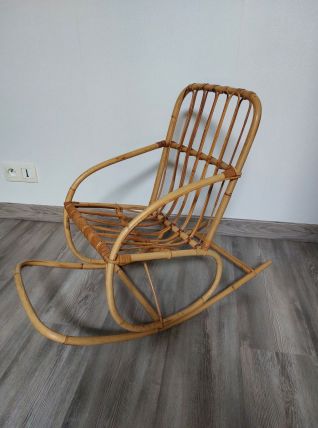 Fauteuil rotin enfant