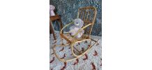 Fauteuil rotin enfant