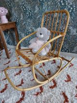 Fauteuil rotin enfant