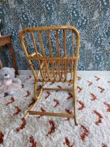 Fauteuil rotin enfant