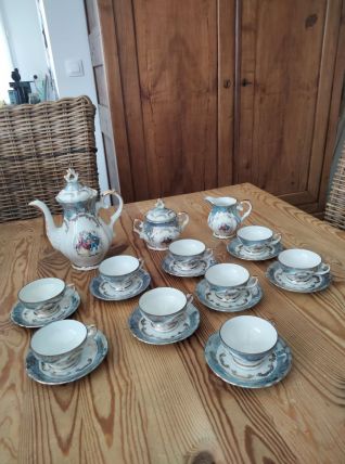 Service à café italien en porcelaine