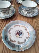 Service à café italien en porcelaine