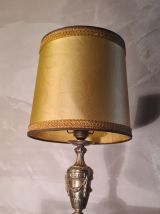 tres belle lampe empire  ,  1960  acier chrome doré  petite 