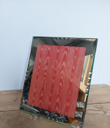 Cadre verre biseauté art déco