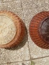 lot de 2 cache-pot , vintage